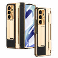Leather Kickstand Case For Galaxy Z Fold Series
