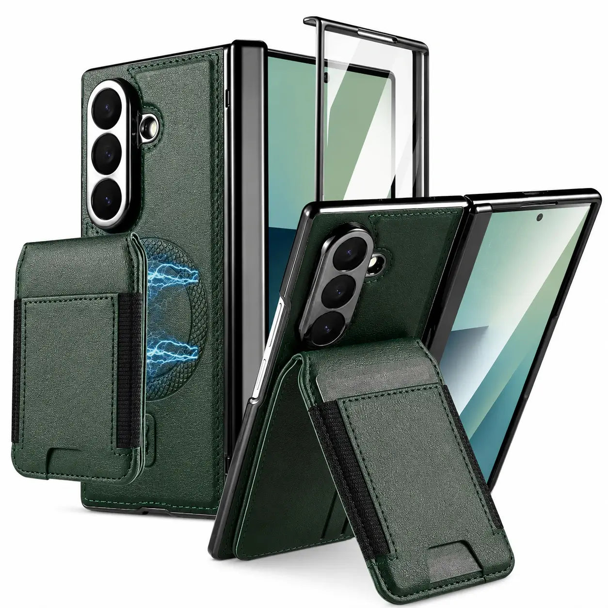 Magnetic Wallet Stand Case For Galaxy Z Fold Series