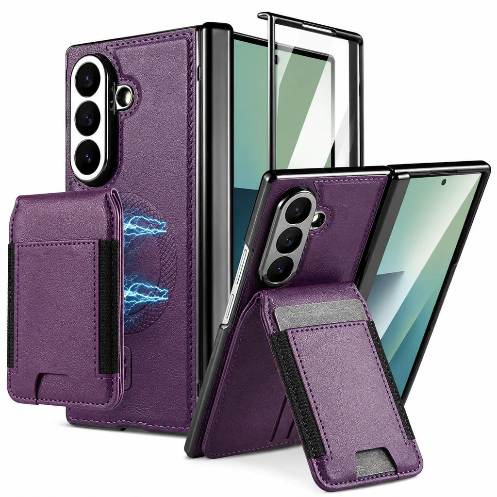 Magnetic Wallet Stand Case For Galaxy Z Fold Series